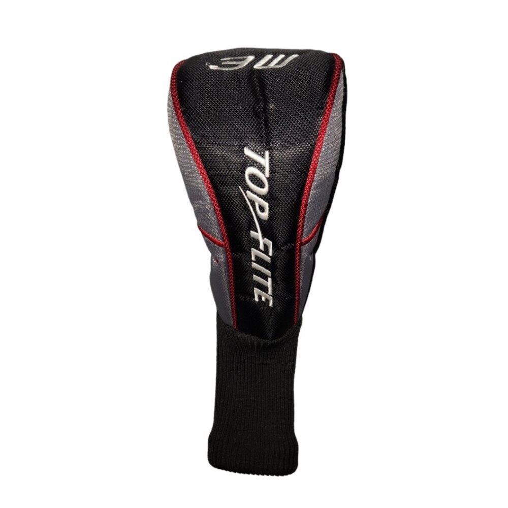 Top Flite XLTi Golf Fairway 3 Wood Headcover Head Cover Black Gray Red White